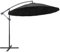 ShGaxin Ampelschirm Anthrazit 3 m Aluminium-Mast, Balkon Sonnenschirm, Marktschirm, Garten, Balkon Schirm, Sonnen Schirme, Balkonschirm,