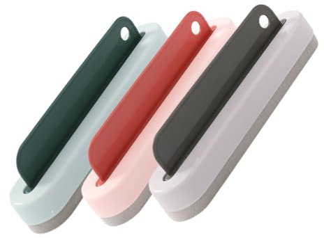 Alipis 3stücke Glasfenster Wischer Für Duschtüren Und Badfenster Multifunktions Scheibenreiniger Mit Schaber Geeignet Für Glasfenster Spiegel Und Esstische