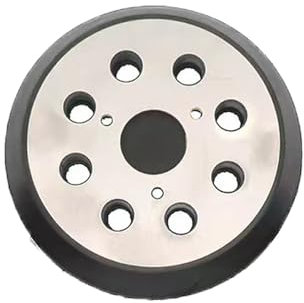 1 Pcs 5 8 Hole Replacement Sander Pad Hook and Loop Orbital Sander Replacement Pad Backing Pad Round Hook and Loop Backing Pad for Buffing Random Orbital Sander Pads, Type A