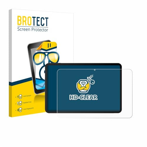 BROTECT Schutzfolie für Doogee Tab G6 Max | Transparenter Displayschutz Made in Germany Klare Displayschutz-Folie Clear Einfache Montage Case-Friendly Displayfolie