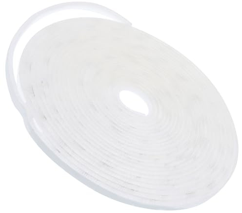 Ipetboom Self-Adhesive White Window Seal Strip 9X5Mm, 10M Weatherstripping Door Gaps Filler Brush Strip for Soundproofing, Windproof, Dustproof Door and Window Sealing Trim
