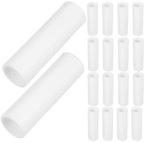 ABOOFAN 20 Stück Kunststoff Zeltstangenverbinder 19mm PVC Rohrverbinder für Pavillon Reparatur Camping Outdoor