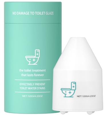Vvikizy Toilet Tank Cleanliness Tablets, Automatic Toilet Cleaner with Continuous Fragrance Release, Long Lasting Freshener for 2-3 Days, Cleans Deodorizes with Each Flush (120g)
