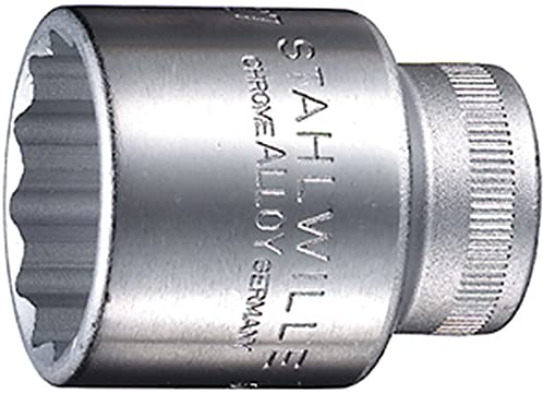 Stahlwille 50 Steckschlüsseleinsätze 1/2 Zoll, SW 25 mm, 03010025