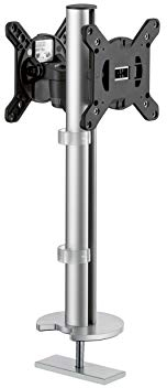 Novus Dahle 910+1159+000 Monitorhalterung, Metall, silber, 10 x 10 x 35 cm