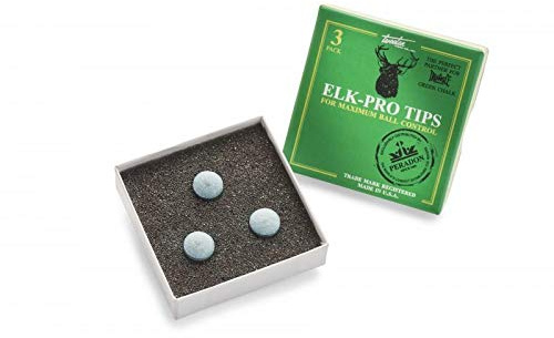 Peradon elk-pro Snooker Queue Tipps (Box of 3) – 9 mm Medium