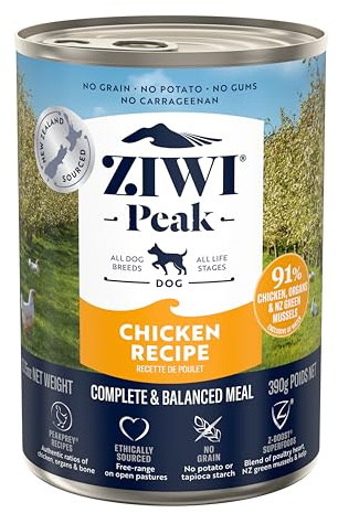 Ziwi Peak Daily Dog Grain Free New Zealand Free Range Chicken 12x390g