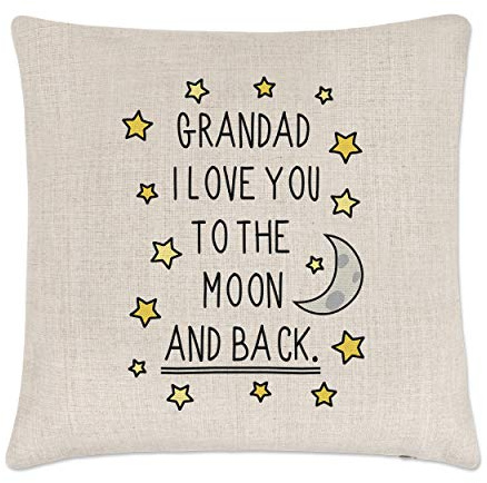 Gift Base Opa I Love You to The Moon and Back Kissenbezug