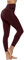 Persit Sporthose Damen, Sport Leggins für Damen Yoga Leggings Yogahose Sportleggins Weinrot-Size 46 (Herstellergröße: XL)