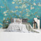 REINDERS Fototapete, Van Gogh Mandelblüte, Wohnzimmer, Bilder, Wanddeko, Room Decor, 130 gr. matt Vlies, Blau, 260x384cm