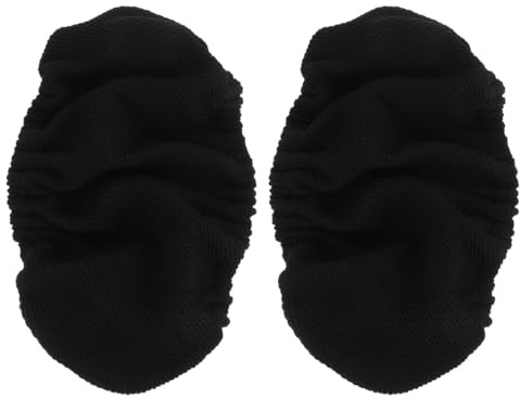 VALICLUD 2pcs Office Chair Arm Covers Removable Office Chair Armrest Covers Elastic Band Washable Computer Chair Arm Rest s (Black)