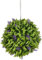 Artificial Hanging Baskets Outdoor Plants Topiary Grass Flower Balls in Purple Lavender, 28cm in Diameter (1)