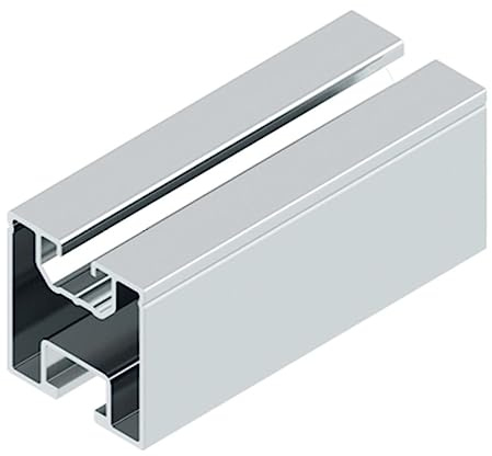 ALU Trägerprofil Montageschiene Aluminiumprofil Solarprofil 40x40mm - 100cm