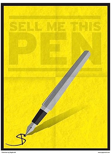 Grindstore Laminiertes Mini-Poster Minimal Movies: Der Wolf der Wall Street