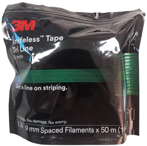 3M | Knifeless Tape, Nastro da Taglio per Dettagli Wrapping, Tape Tri Line 8mm x 50m, Filo di Taglio Per Tagliare con Precisione Pellicole, Senza Lame