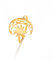 Dreamtimes Mondsichel Sonne Ring für Frauen Mädchen Einstellbare Edelstahl Offene Finger Mond Ringe Trendy Bohème Schmuck Geburtstag Geschenk (Gold)
