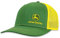 John Deere Baseballkappe, Trucker-Mütze, 13083359Gr Aktuelle vorne links, Baseballkappe, Trucker-Mütze, Markenzeichen, Emb Gryw, Grün/Gelb, Grün/Gelb, Einheitsgröße