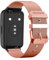 LXURY Metall Armbänder für Huawei Band 7 Armband, 16mm Edelstahl Mesh mit Einstellbar Schnalle Ersatzarmband für Damen Herren Kompatibel mit Huawei Band 7 Uhrenarmband (Rosa)