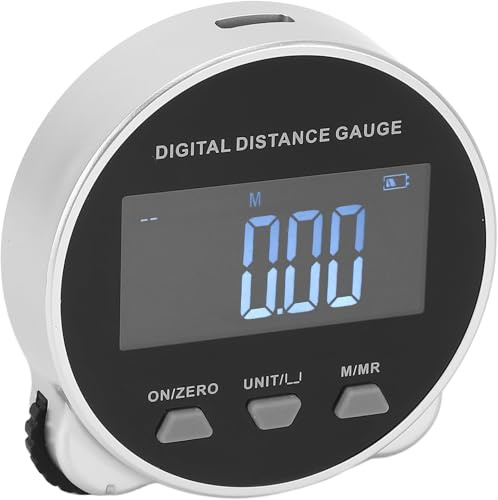 Telituny Misuratore a Rullo con Display Digitale 199.999m Metro a Nastro Elettronico con Microprocessore a Semiconduttore, Adatto a Sarti, Studenti e Anziani