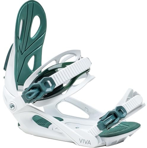 Roxy Viva Womens Snowboard Bindings, S/M: US W 4-7, White