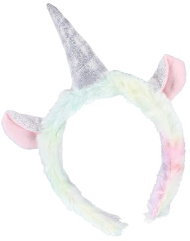 LALADEFIEE 1stück Cartoon Einhorn Haarreif Lustiges Und Einzigartiges Haarband Für Partys Und Festivals Mit Niedlichem Einhorn-design Bunten Farben Leicht Und Komfortabel Zu Tragen