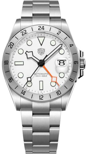 LACZ DENTON Rollstimi RT7911 Herren-Automatikuhren, mechanische Armbanduhren, Japanisches NH34A-Uhrwerk mit 100 m wasserdichtem Leuchtzeiger