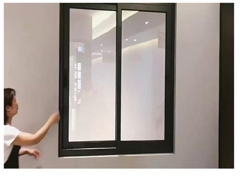 Black Shed Transom Sliding Window, Household Bathroom Window with Lock and Screen, Horizontal Mobile Home Windows for Houses, Basement, Garage and Chicken Coops, Custom Size(WxH 50x28in/125x70cm)