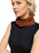Prettystern Damen Loop Schal 100% Kaschmir-Wolle Cashmere Schlauchschal Strick-Schal Halstuch Schlauch-Schal Rot-Orange