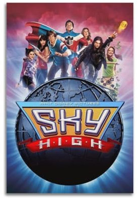 FOWNJCIA Filmposter, Superman-High-School-Poster, dekoratives Gemälde, Leinwand, Wandposter und Kunstdruck, modernes Familienschlafzimmer, Dekoration, Poster, 50 x 75 cm