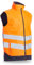 Blackrock Hi-Vis Body Warmer Rail Orange/Navy Padded Gilet, Hi Viz, For Mens Womens Unisex, Fleece, Gillette, Workwear, Warm, Gillet, Waterproof Shell & Windproof, Quilted Bodywarmer, Size Large