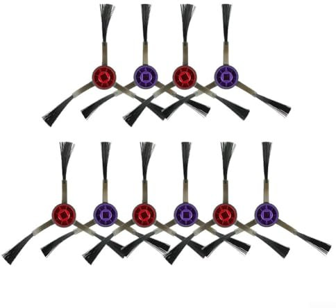 Juego de cepillos laterales de repuesto para aspiradora Eureka E20 Plus para Eureka NERE10s E10S para Obode A8 A8 Plus para Midea M9 Robot Aspirador Accesorios (10 unidades)