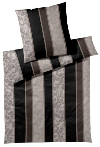 Joop! Bettwäsche Paisley Stripes Black
