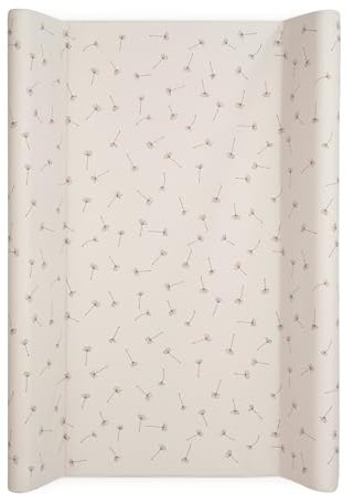 Ehrenkind® Abwaschbare Wickelauflage - Hygienisch, Sicher und Vielseitig in Beige Pusteblume | Wickelauflage 50x70 | Wickelunterlage | Wickeltischauflage abwaschbar