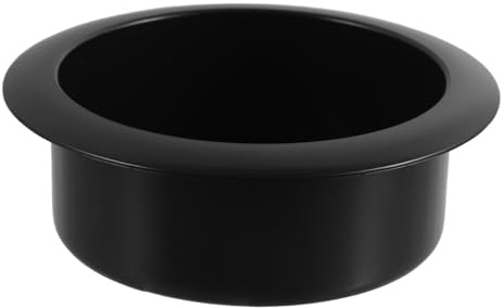 WEKADRIN Support de Porte-gobelet Marin Multifonctionnel en Abs Noir, Design Robuste et Élégant, Insert pour Boissons et Tasses, pour Voiture et Camping-Car