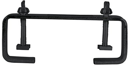 EUROLITE TCH-50/20 C-Haken schwarz | Montagehaken für 50-mm-Rohr, Maximallast WLL 30 kg