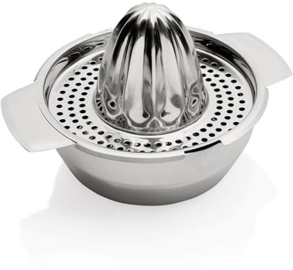 WAS 1401 000 Chromnickelstahl Zitruspresse, 12.5cm Durchmesser, 2 Stück