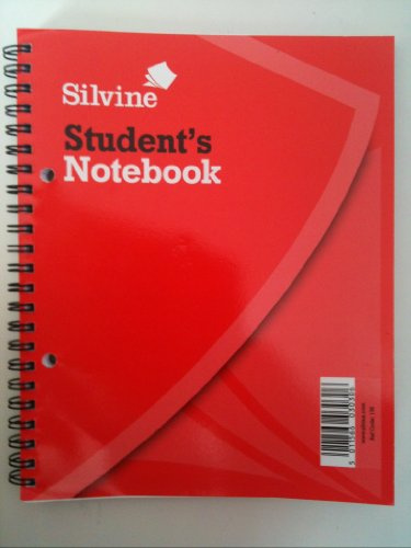 Silvine 8x6 Twin Wire Student's Notebook. 120 Pages Ruled 6mm Feint