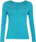 WearAll Ladies Long Sleeve T-Shirt Top Womens - Turquoise - 12/14