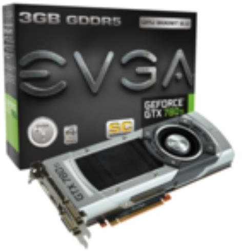 EVGA 03G-P4-2883-KR GeForce GTX 780 Ti 3 GB GDDR5 Grafikkarte – Grafikkarten (NVIDIA, GeForce GTX 780 Ti, 4096 x 2160 Pixel, 980 MHz, 2-Way SLI, 1046 MHz)