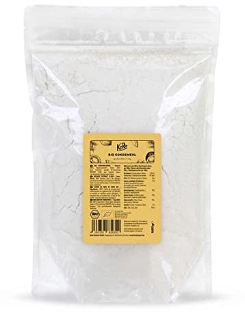 KoRo - Bio Kokosmehl 1 kg - Glutenfreie und low-carb Alternative zu herkömmlichen Mehl mit Ballaststoffen