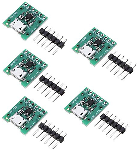 DollaTek 5Pcs CH340 MSOP10 USB zu TTL Modul kann als PRO MINI Downloader benutzt Werden