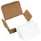 VANRA 300 PCS Kraftpapierkarten Karteikartenset Blanko-Nachrichtenkarte,Speicherkarte Frische Karten mit Box für Lernen,Studium,DIY(Weiß)
