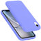 Cadorabo Custodia per Apple iPhone XR in LIQUID LILA CHIARO - Morbida Cover Protettiva Sottile di Silicone TPU con Bordo Protezione - Ultra Slim Case Antiurto Gel Back Bumper Guscio