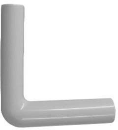 Haas Spülbogen aus Kunststoff DN 50x40, 650x350 mm, weiss