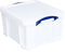 Really Useful Box Plastic Storage 42 Litre White Strong