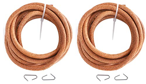 2-teiliges Leder-Nähmaschinen-Antriebsriemen Leder-Tretgürtel-Nähmaschinenzubehör mit Haken zum Austausch der Nähmaschine