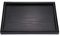 Bandejas para servir, bandeja grande de madera rectangular, de madera negra, té, café, refrigerios, comidas, para el hogar, restaurantes, comida, desayuno y decoración para la cena(30*20*2cm)