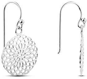 Mandala Ohrringe 925 Silber