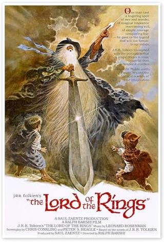 Posterlounge Der Herr der Ringe (englisch) Poster | 60 x 90 cm Wandbilder Wanddeko