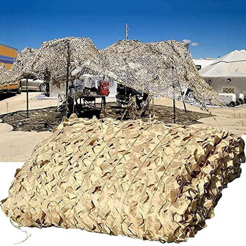 Filets de Camouflage Beige Stores, Filet d'ombrage Camouflage Étanche, Filet de Camouflage Militaire, Toile Oxford, Filet de Protection Solaire pour Jardin, Loisirs, Camping 4x8m